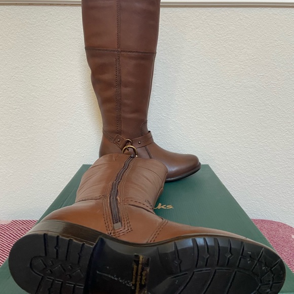 Clarks Plaza Pug Tall Riding Boots - Picture 4 of 5